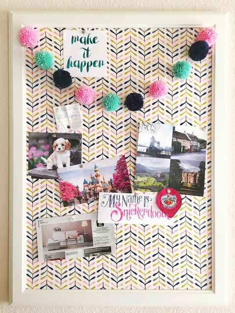 This dream board is completely adorable and super easy to make! | mynameissnickerdoodle.com