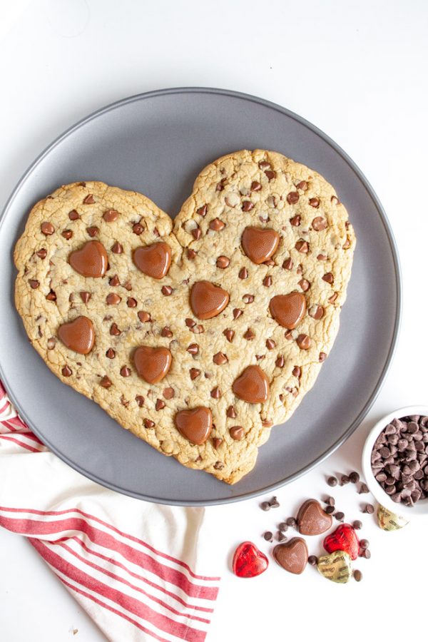 Heart Shaped Chocolate Chip Cookie My Name Is Snickerdoodle