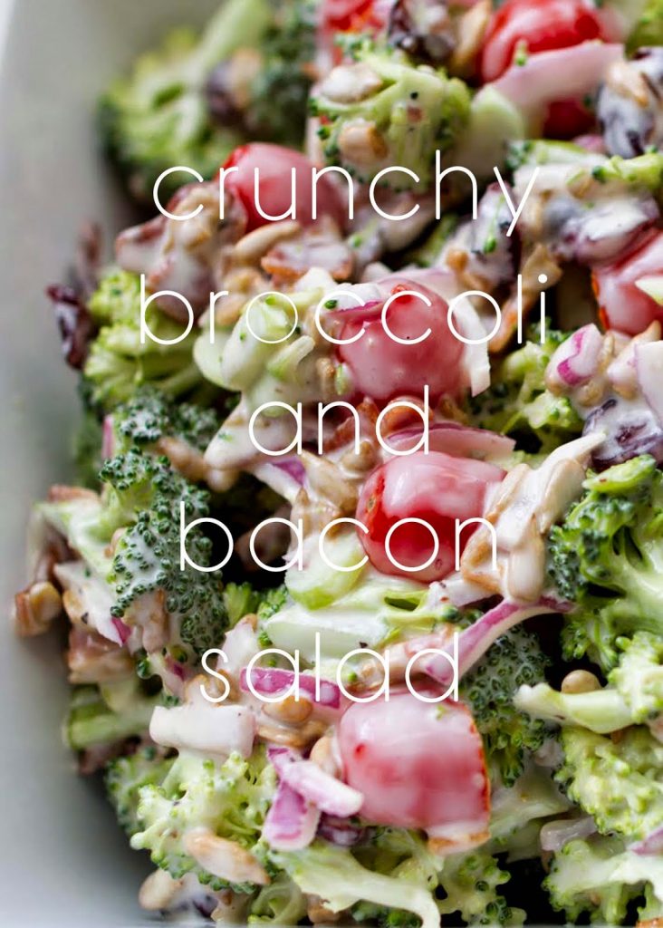 Crunchy Broccoli and Bacon Salad | My Name Is Snickerdoodle