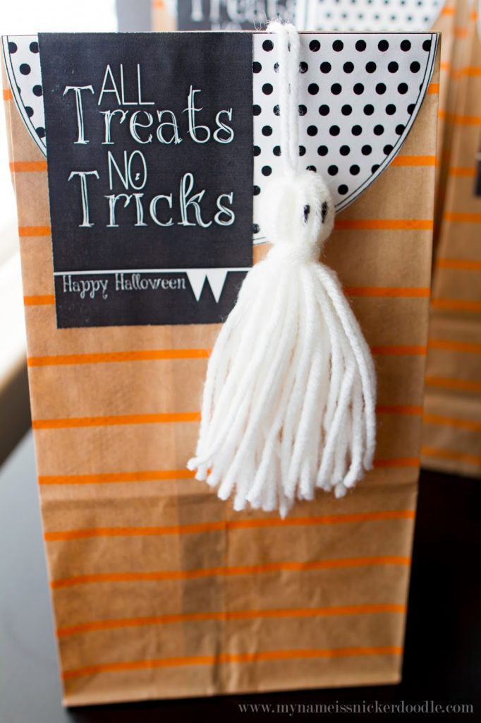 Super fantastic (and free!) printables for any Halloween party goodie bags!  |  My Name Is Snickerdoodle