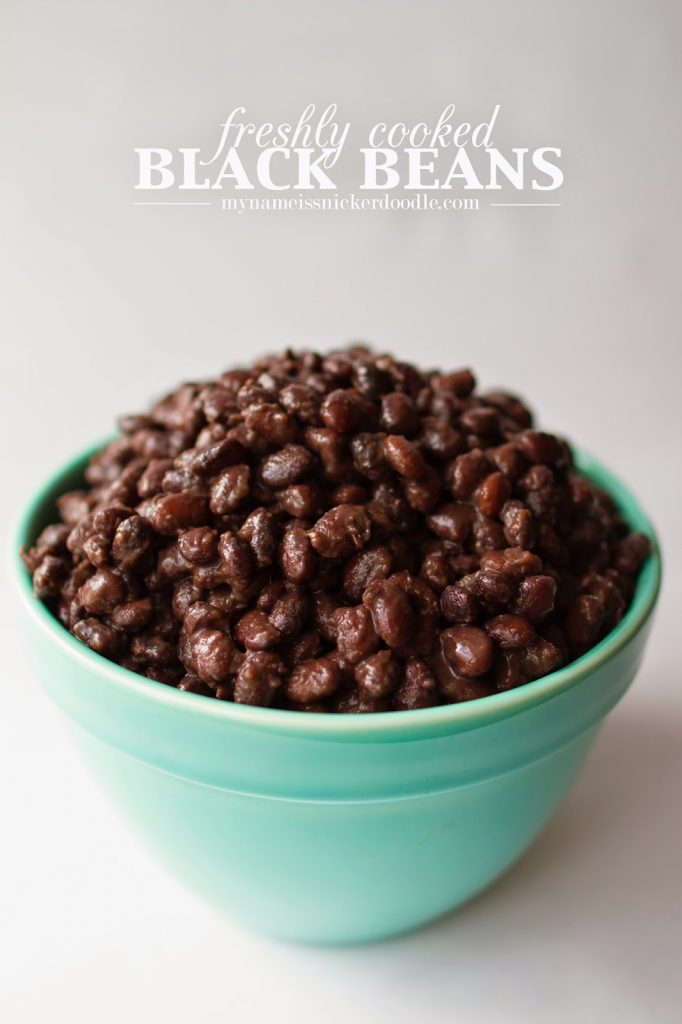 With this freshly cooked black bean recipe, you'll never want to buy canned again!  | My Name Is Snickerdoodle