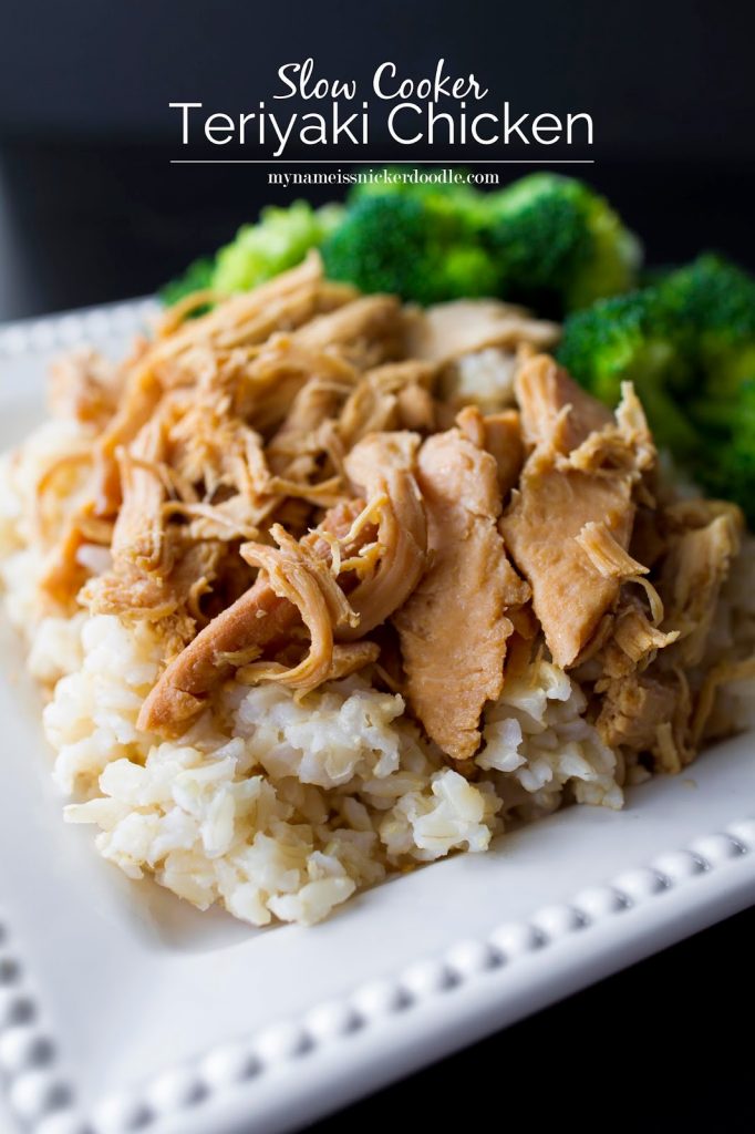 2 Ingredient Slow Cooker Teriyaki Chicken My Name Is