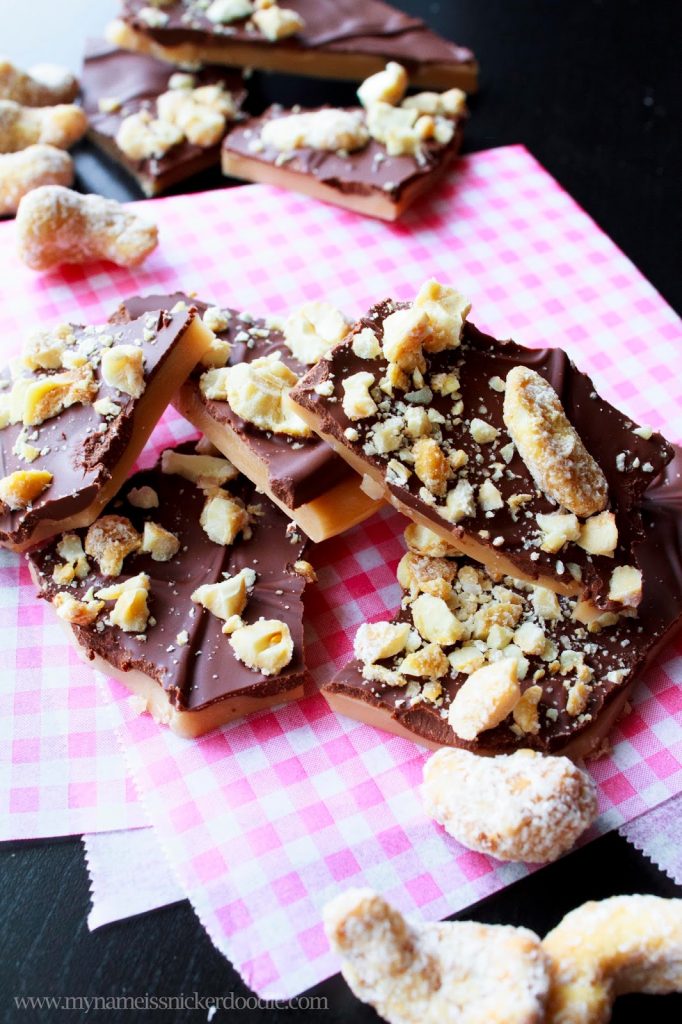 Super easey Coconut Cashew Toffee Recipe | My Name Is Snickerdoodle
