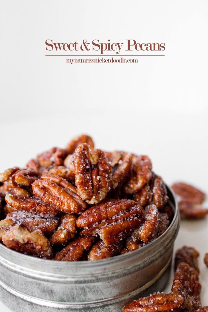 Sweet and Spicy Pecans Recipe - My Name Is Snickerdoodle