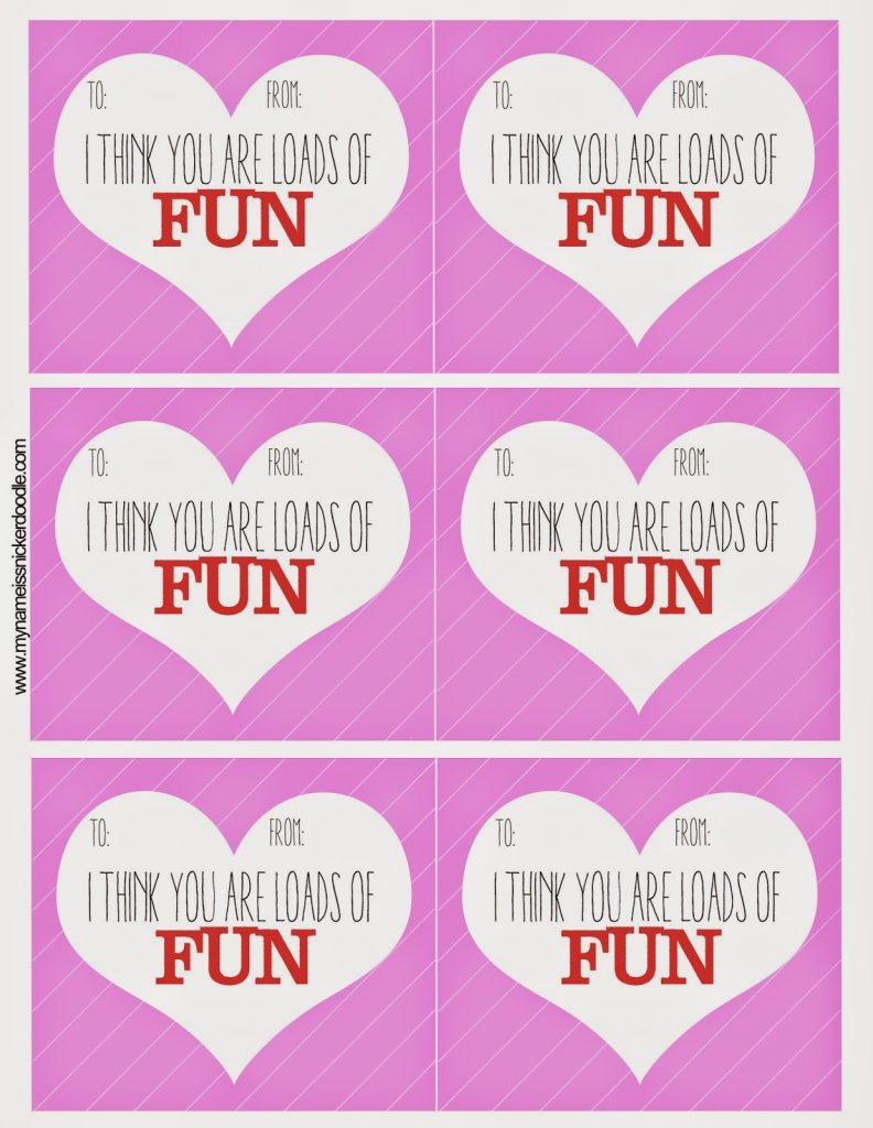 These super FUN Valentine printables are free, quick and easy!  |  My Name Is Snickerdoodle