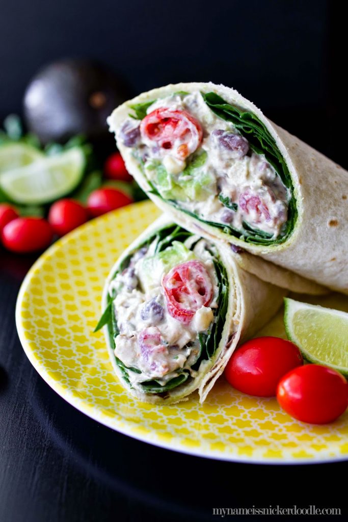 It's chicken salad with a twist!  This recipe for Southwestern Chicken Salad makes for a perfect easy lunch or dinner!  |  My Name Is Snickerdoodle