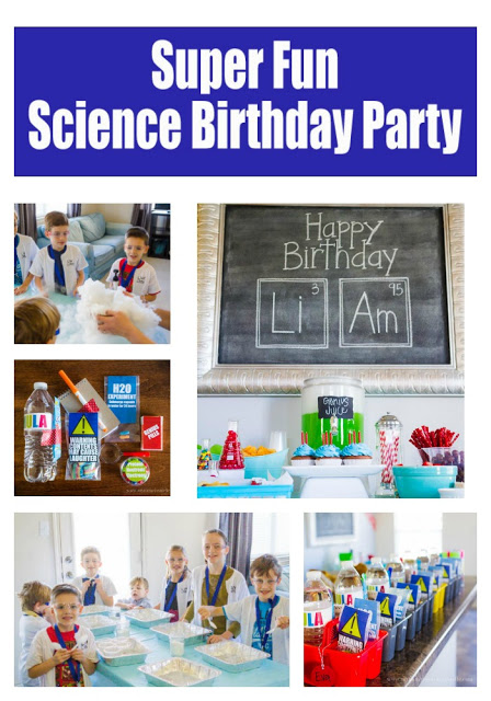 A fantastic idea for a birthday party theme! Perfect for boys or that little science buff in your life! mynameissnickerdoodle.com
