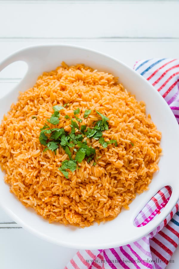 Here's a yummy recipe for super easy Mexican Rice! | mynameissnickerdoodle.com