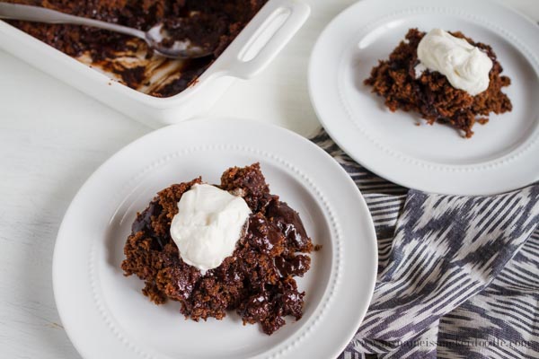 Such a delicious Hot Fudge Pudding Cake! Way easier to make than lava cake and tastes better! | mynameissnickerdoodle.com