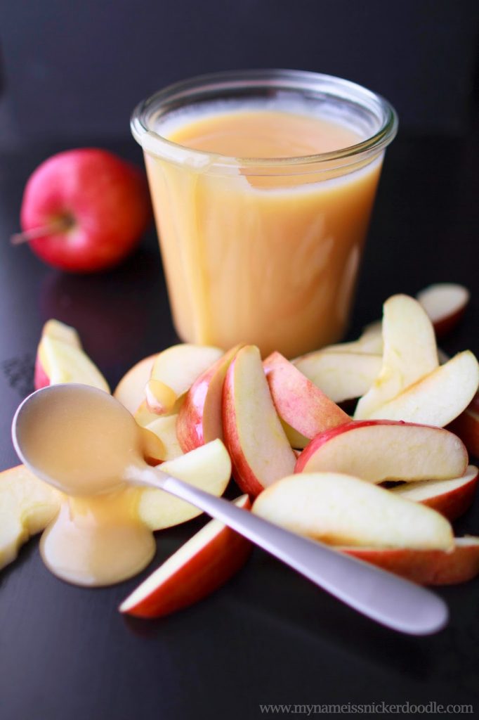 Butterscotch Sauce you can dip apples in, pour over ice cream or drizzle over waffles!!! | My Name Is Snickerdoodle