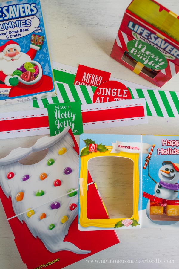 Cute and fun candy storybook candy printables perfect for Christmas! 