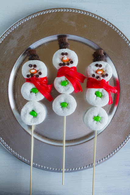 Fun Snowment Donuts! Perfect to make during the winter months as a surprise treat! 