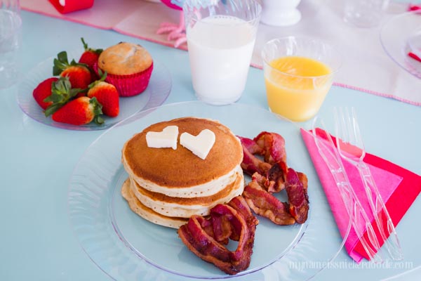 A fun Valentine's Day Tradition for your family. This Love Bug Breakfast is darling! | mynameissnickerdoodle.com