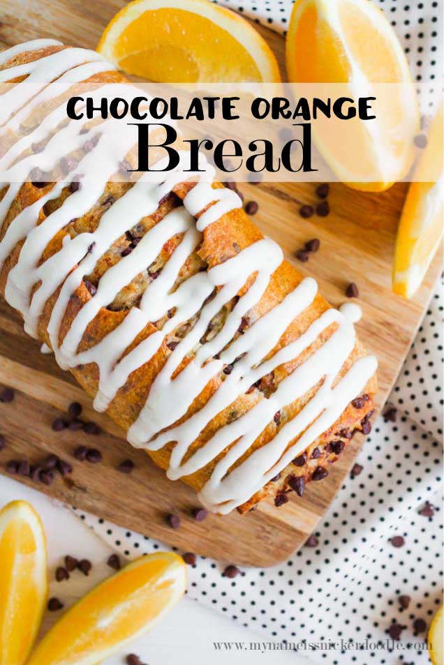 This Chocolate Orange Bread recipe is absolutely delicious!!! Perfect for brunch or dessert. | mynameissnickerdoodle.com