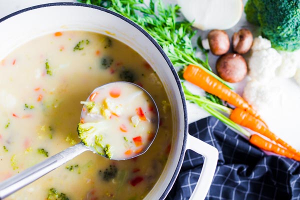 Garden Vegetable Chowder - My Name Is Snickerdoodle