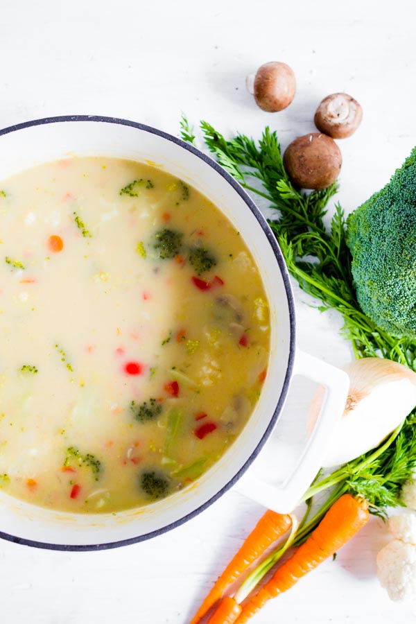 A delicious recipe for Garden Vegetable Chowder! Find it over at mynameissnickerdoodle.com