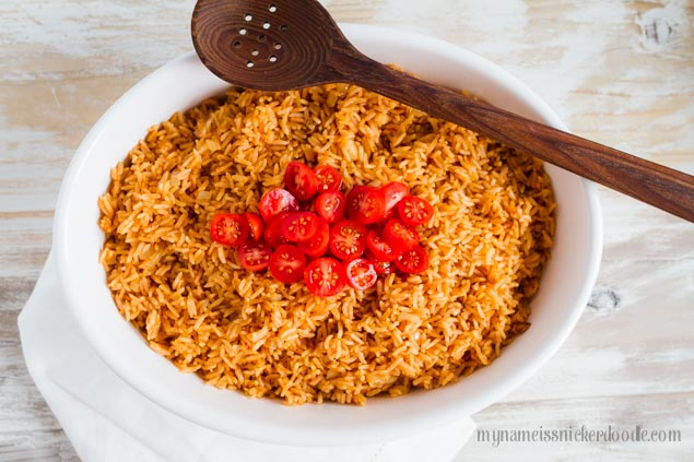 Instant Pot Mexican Rice is cooked in just 15 minutes and super delicious! | mynameissnickerdoodle.com