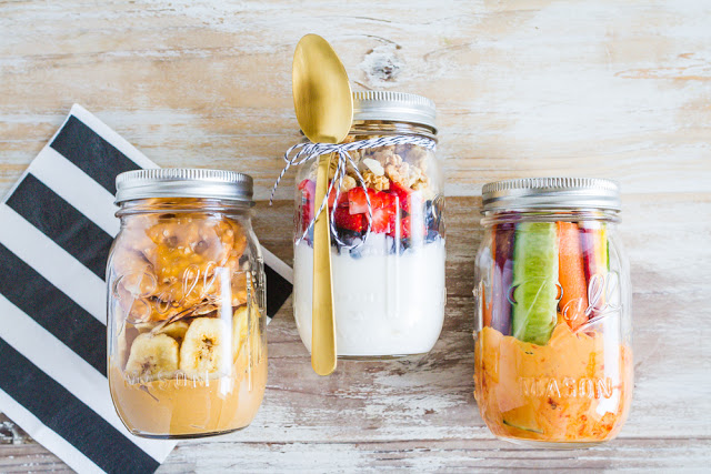 3 Healthy On The Go Snacks that take minutes to put together! | mynameissnickerdoodle.com
