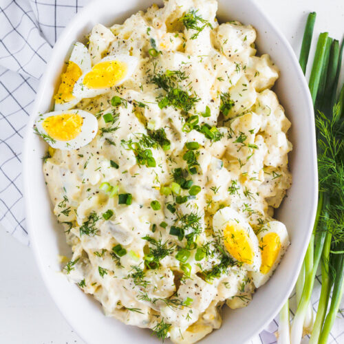 Easy Classic Potato Salad With Eggs Made In Instant Pot