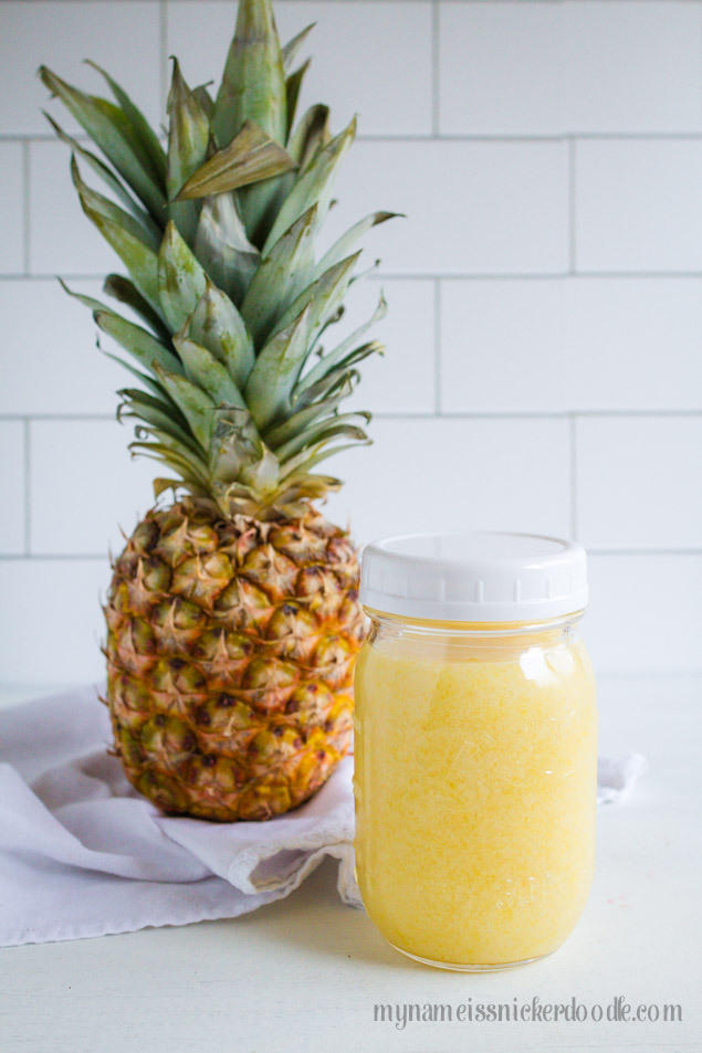 The best recipe for easy Pineapple Freezer Jam! | my nameissnickerdoodle.com