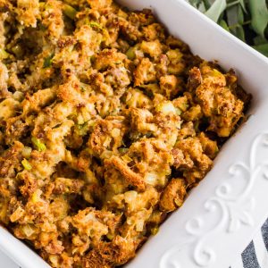 Sausage Stuffing | Recipe By My Name Is Snickerdoodle
