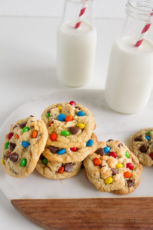 M&M Chocolate Chip Cookies - My Name Is Snickerdoodle