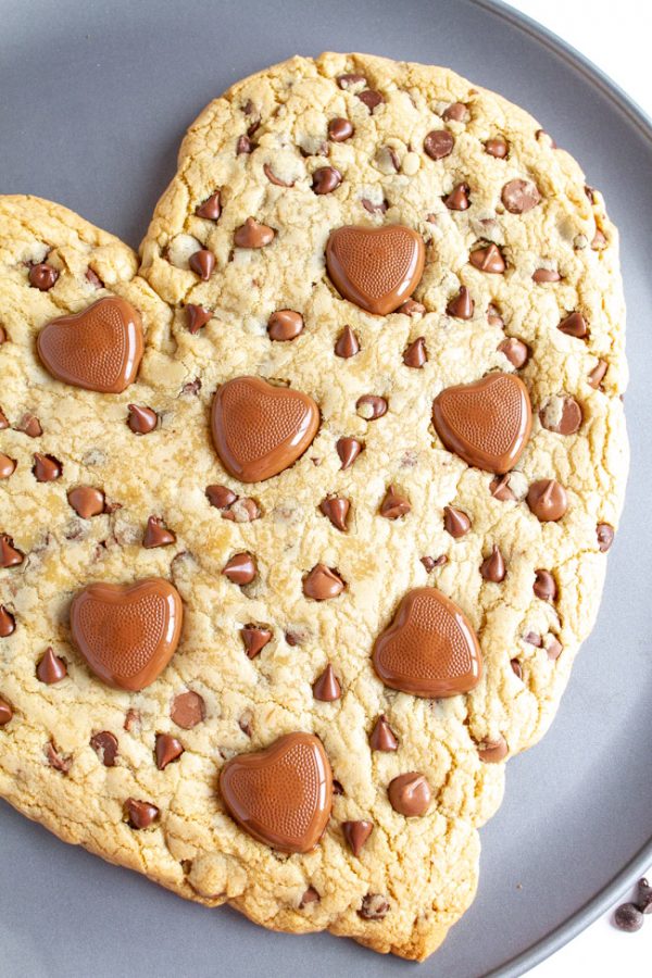 Heart Shaped Chocolate Chip Cookie My Name Is Snickerdoodle 1805