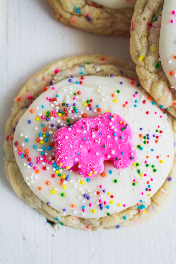 Circus Animal Sprinkle Cookies Recipe By My Name Is Snickerdoodle