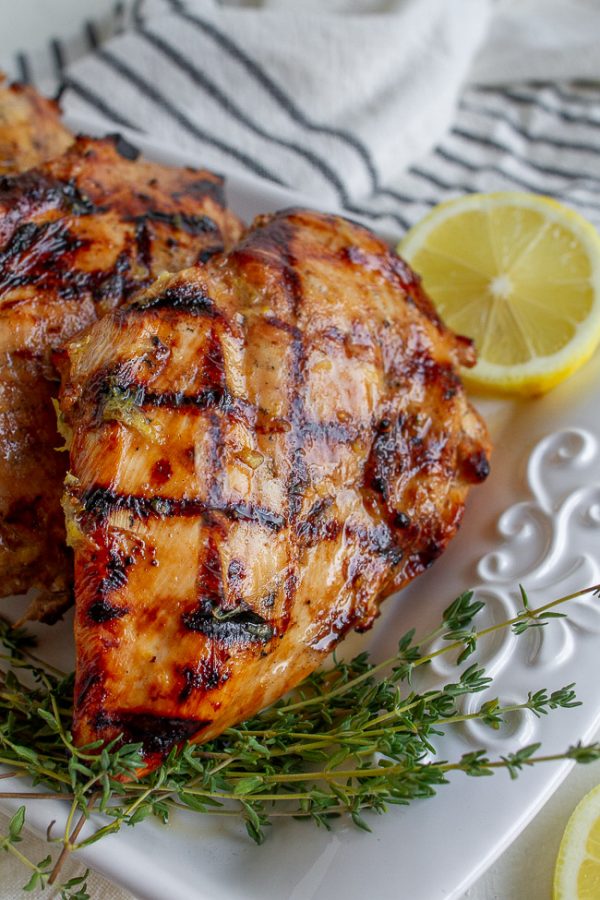 Grilled Lemon Chicken | Recipe by My Name Is Snickerdoodle