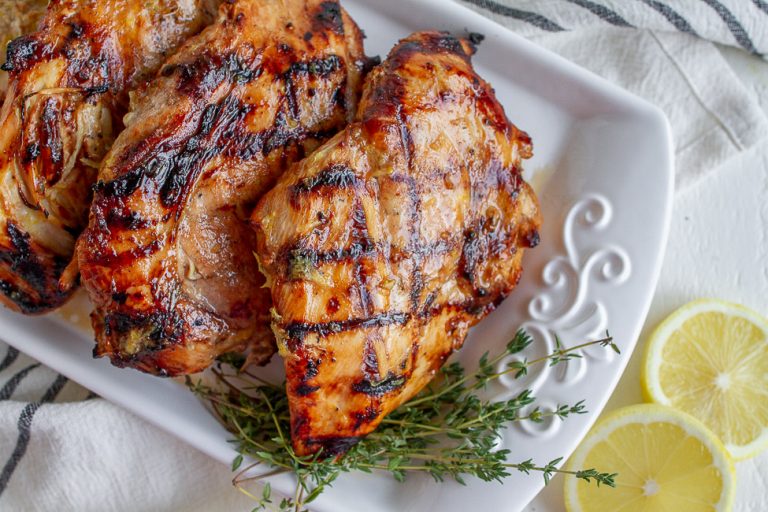 Grilled Lemon Chicken | Recipe by My Name Is Snickerdoodle