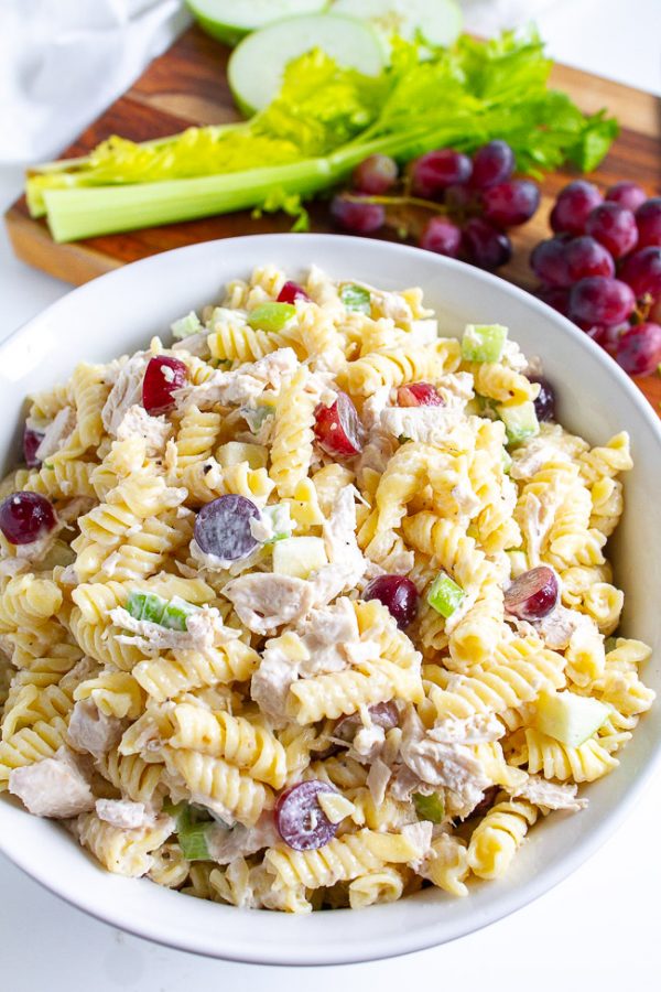 Chicken Apple Pasta Salad | Recipe by My Name Is Snickerdoodle