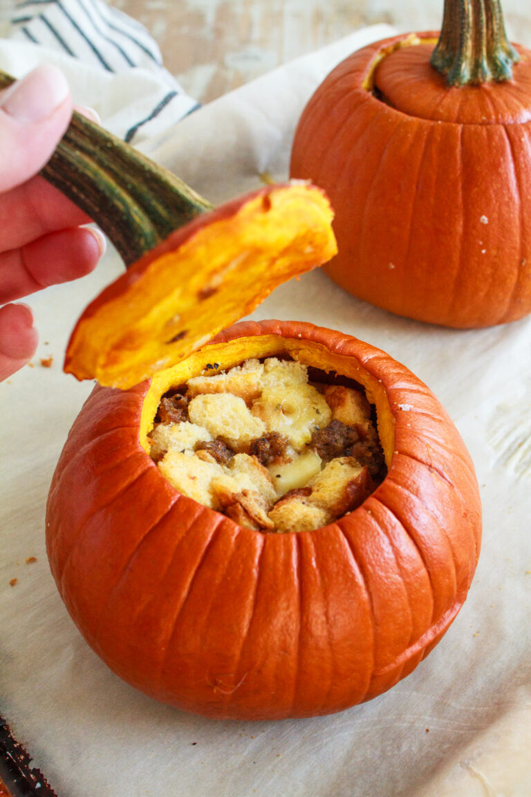 Stuffed Pumpkin | Recipe By My Name Is Snickerdoodle